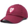 imageBe Mine Valentines Day Candy Hat Womens Embroidered Baseball CapMaroon