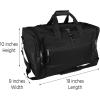 imageDALIX 17quot Blank Duffle Bag Duffel Bag Travel Size Sports Durable Gym BagBlack