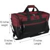 imageDALIX 17quot Blank Duffle Bag Duffel Bag Travel Size Sports Durable Gym BagMaroon