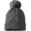 imageDALIX Cable Knit Pom Beanie Soft Stretch Skully Warm Fuzzy Faux Sherpa Winter Ski BeanieCharcoal Gray