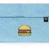imageDALIX Embroidered Cheeseburger Beanie Cap Cuffed Knit Hat Men WomenBaby Blue