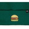 imageDALIX Embroidered Cheeseburger Beanie Cap Cuffed Knit Hat Men WomenGreen