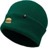 imageDALIX Embroidered Cheeseburger Beanie Cap Cuffed Knit Hat Men WomenGreen