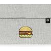 imageDALIX Embroidered Cheeseburger Beanie Cap Cuffed Knit Hat Men WomenLight Gray