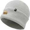 imageDALIX Embroidered Cheeseburger Beanie Cap Cuffed Knit Hat Men WomenLight Gray