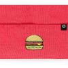 imageDALIX Embroidered Cheeseburger Beanie Cap Cuffed Knit Hat Men WomenNeon Pink
