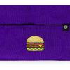 imageDALIX Embroidered Cheeseburger Beanie Cap Cuffed Knit Hat Men WomenPurple