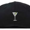 imageDALIX Martini Embroidered Cap Cotton Baseball Cute Cool Dad Hat WomensBlack