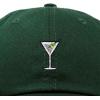 imageDALIX Martini Embroidered Cap Cotton Baseball Cute Cool Dad Hat WomensDark Green