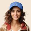 imageDALIX Martini Embroidered Cap Cotton Baseball Cute Cool Dad Hat WomensLight Blue
