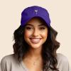 imageDALIX Martini Embroidered Cap Cotton Baseball Cute Cool Dad Hat WomensPurple