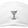 imageDALIX Martini Embroidered Cap Cotton Baseball Cute Cool Dad Hat WomensWhite