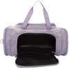 imageDALIX Signature Travel or Gym Duffle Bag in Black Gray Navy Blue RedPurple