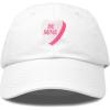 imageBe Mine Valentines Day Candy Hat Womens Embroidered Baseball CapWhite