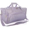 imageDALIX Signature Travel or Gym Duffle Bag in Black Gray Navy Blue RedPurple