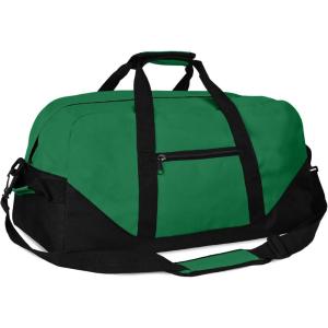 image21quot Large Duffle Bag with Adjustable StrapDark Green