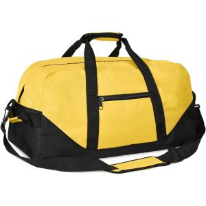 image21quot Large Duffle Bag with Adjustable StrapGold