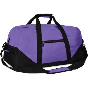 image21quot Large Duffle Bag with Adjustable StrapPurple