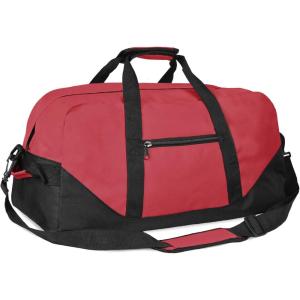 image21quot Large Duffle Bag with Adjustable StrapRed