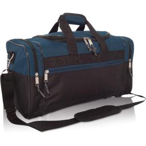 imageDALIX 17quot Blank Duffle Bag Duffel Bag Travel Size Sports Durable Gym BagNavy Blue