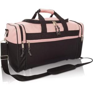 imageDALIX 17quot Blank Duffle Bag Duffel Bag Travel Size Sports Durable Gym BagPink
