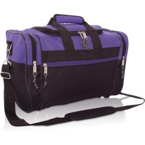 imageDALIX 17quot Blank Duffle Bag Duffel Bag Travel Size Sports Durable Gym BagPurple