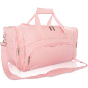 imageDALIX Signature Travel or Gym Duffle Bag in Black Gray Navy Blue RedPink