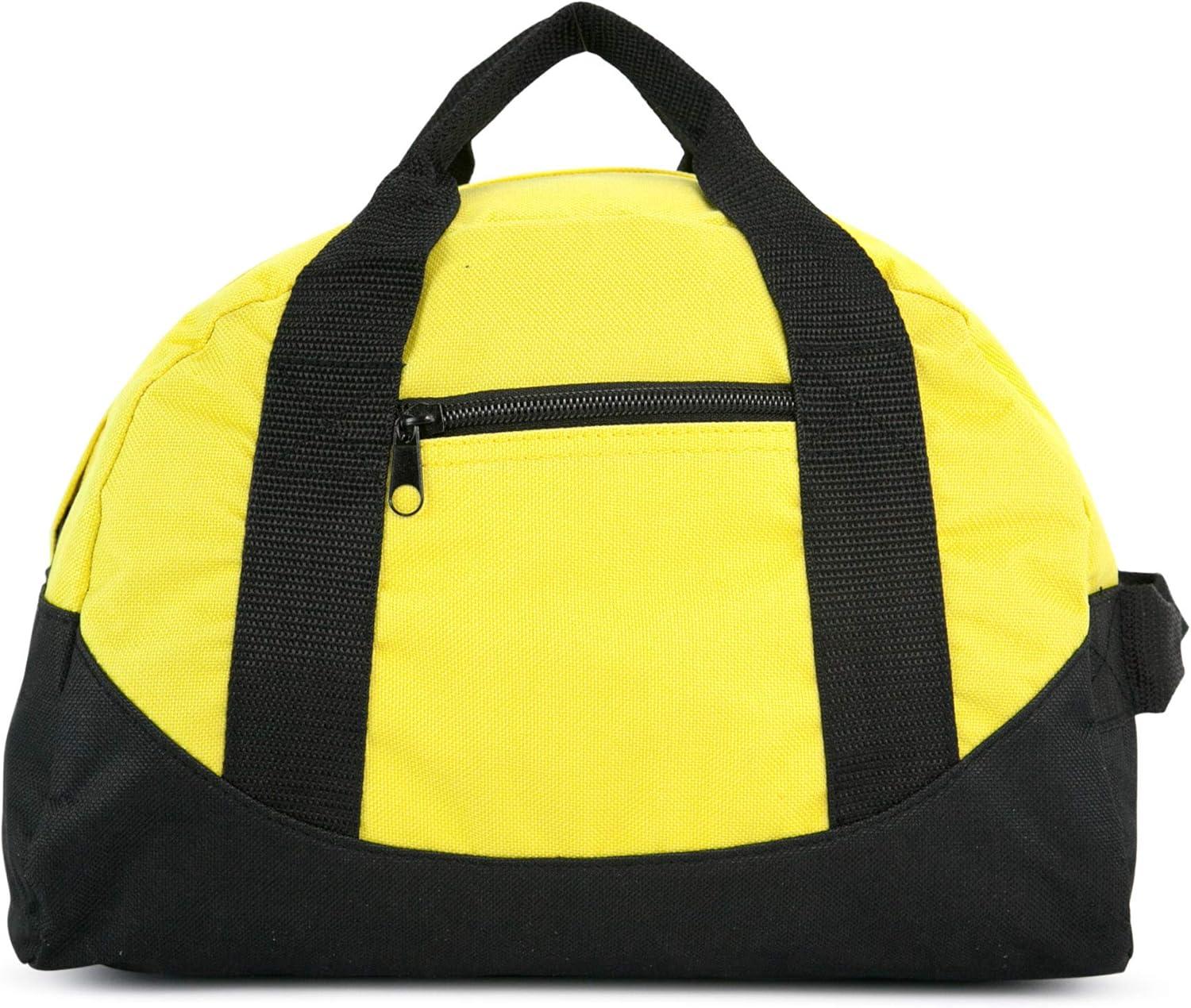 image12quot Mini Two Tone Duffle BagYellow