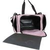 imageDALIX 17quot Duffle Bag Dual Front Mesh Pockets Black Gold Gray Dark Green Navy Blue Maroon Royal Blue Orange Pink Purple Red WhitePink