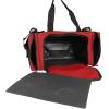 imageDALIX 17quot Duffle Bag Dual Front Mesh Pockets Black Gold Gray Dark Green Navy Blue Maroon Royal Blue Orange Pink Purple Red WhiteRed