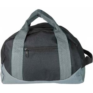 image12quot Mini Two Tone Duffle BagBlackGray