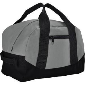 image12quot Mini Two Tone Duffle BagGray