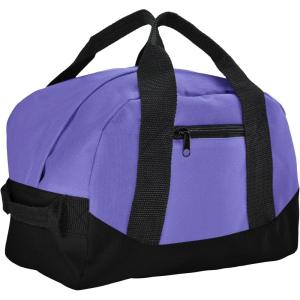 image12quot Mini Two Tone Duffle BagPurple