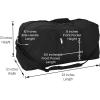 imageDALIX 25quot Big Adventure Large Gym Sports Duffle Bag Black Grey Navy Blue Red CamoBlack