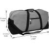 imageDALIX 25quot Big Adventure Large Gym Sports Duffle Bag Black Grey Navy Blue Red CamoGray