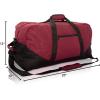 imageDALIX 25quot Big Adventure Large Gym Sports Duffle Bag Black Grey Navy Blue Red CamoMaroon