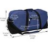 imageDALIX 25quot Big Adventure Large Gym Sports Duffle Bag Black Grey Navy Blue Red CamoNavy Blue