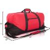 imageDALIX 25quot Big Adventure Large Gym Sports Duffle Bag Black Grey Navy Blue Red CamoRed