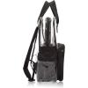imageDALIX Clear Backpack Bags Smooth Plastic Transparent See Through Turtle GreenBlack