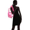 imageDALIX Clear Backpack Bags Smooth Plastic Transparent See Through Turtle GreenHot Pink