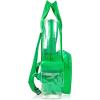 imageDALIX Clear Backpack Bags Smooth Plastic Transparent See Through Turtle GreenTurtle Green