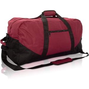 imageDALIX 25quot Big Adventure Large Gym Sports Duffle Bag Black Grey Navy Blue Red CamoMaroon