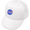 imageDALIX NASA Meatball Insignia Embroidered Trucker HatWhite