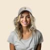 imageDALIX Palm Tree Embroidered Dad Cap Cotton Baseball Cap WomenBeige