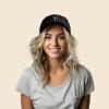 imageDALIX Palm Tree Embroidered Dad Cap Cotton Baseball Cap WomenBlack
