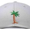 imageDALIX Palm Tree Embroidered Dad Cap Cotton Baseball Cap WomenGray