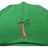 imageDALIX Palm Tree Embroidered Dad Cap Cotton Baseball Cap WomenKelly Green