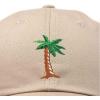 imageDALIX Palm Tree Embroidered Dad Cap Cotton Baseball Cap WomenKhaki