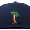 imageDALIX Palm Tree Embroidered Dad Cap Cotton Baseball Cap WomenNavy Blue