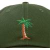 imageDALIX Palm Tree Embroidered Dad Cap Cotton Baseball Cap WomenOlive